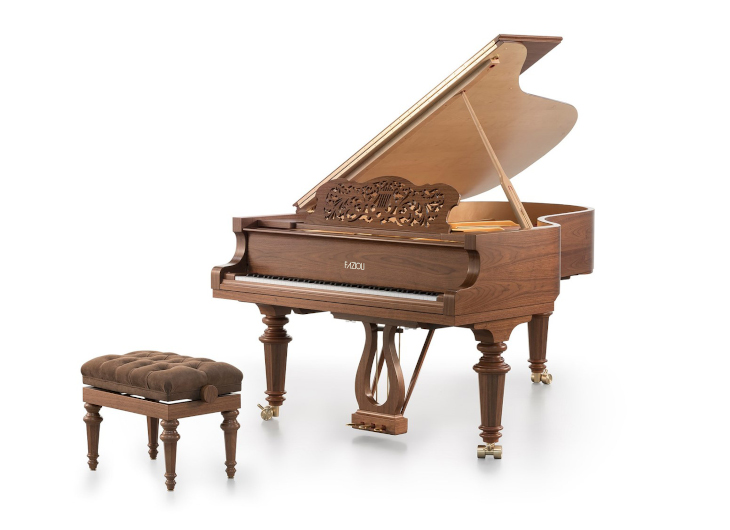 Fazioli Walnut Strauss